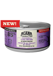 ACANA Premium Pâté, Chicken & Tuna Kitten Recipe